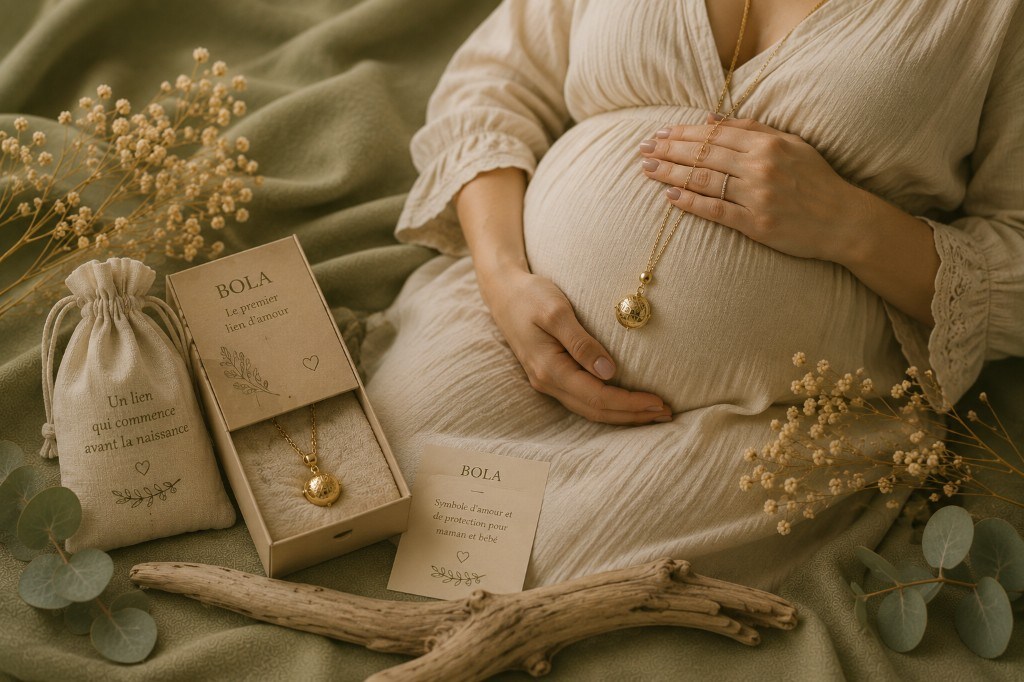 Bola de grossesse Edéa, coffret et pochette atelier